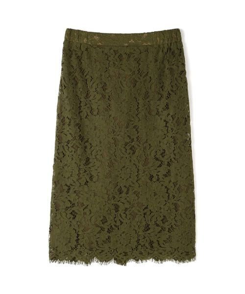 ＊＊N.Natural Beauty Basic / エヌ ナチュラルビューティーベーシック スカート | レースミモレスカート | 詳細8