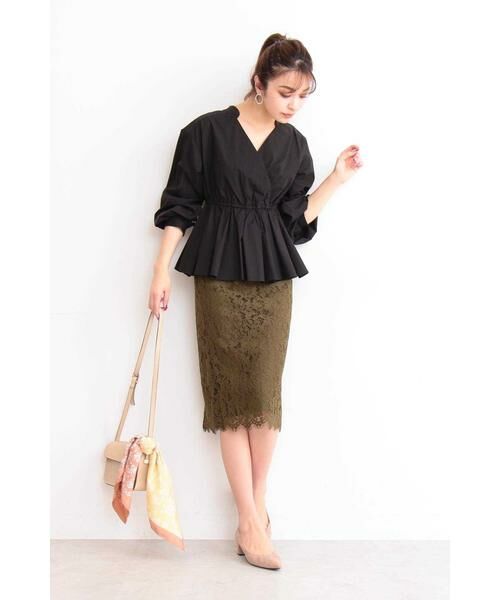 ＊＊N.Natural Beauty Basic / エヌ ナチュラルビューティーベーシック スカート | レースミモレスカート | 詳細12