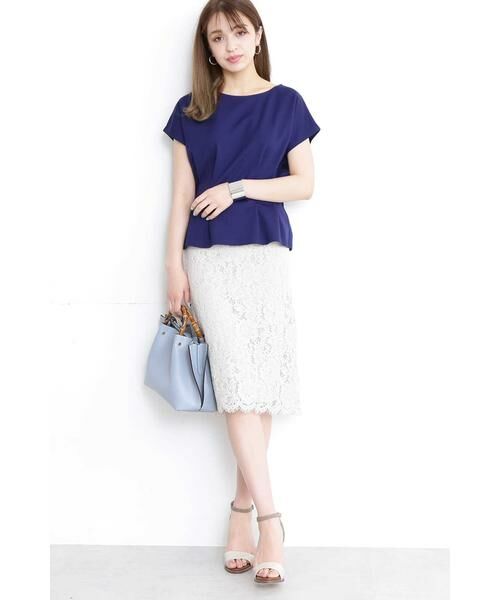 ＊＊N.Natural Beauty Basic / エヌ ナチュラルビューティーベーシック スカート | レースミモレスカート | 詳細23