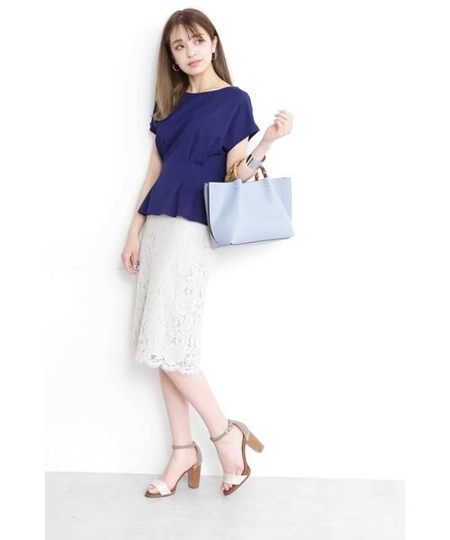 ＊＊N.Natural Beauty Basic / エヌ ナチュラルビューティーベーシック スカート | レースミモレスカート | 詳細24