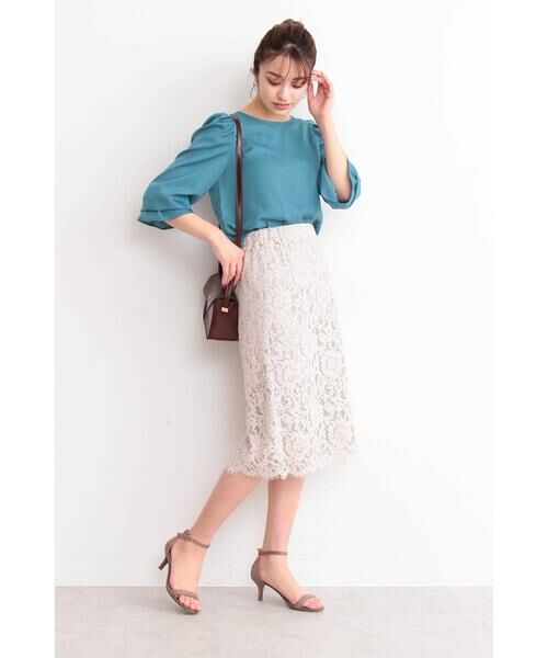 ＊＊N.Natural Beauty Basic / エヌ ナチュラルビューティーベーシック スカート | レースミモレスカート | 詳細26