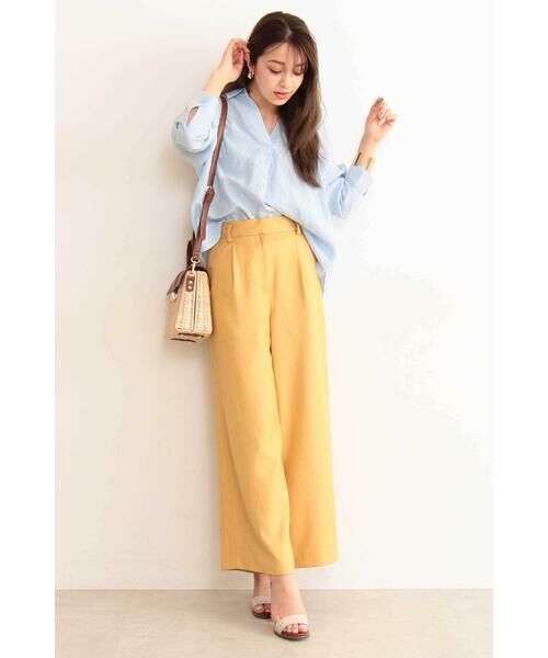 ＊＊N.Natural Beauty Basic / エヌ ナチュラルビューティーベーシック シャツ・ブラウス | 麻スキッパーシャツ | 詳細2