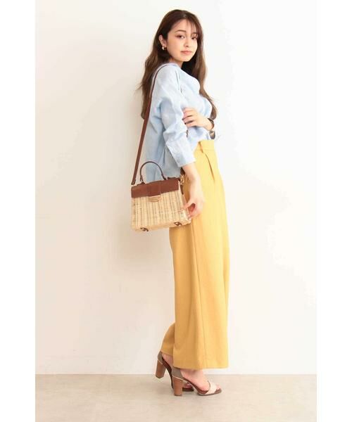 ＊＊N.Natural Beauty Basic / エヌ ナチュラルビューティーベーシック シャツ・ブラウス | 麻スキッパーシャツ | 詳細3