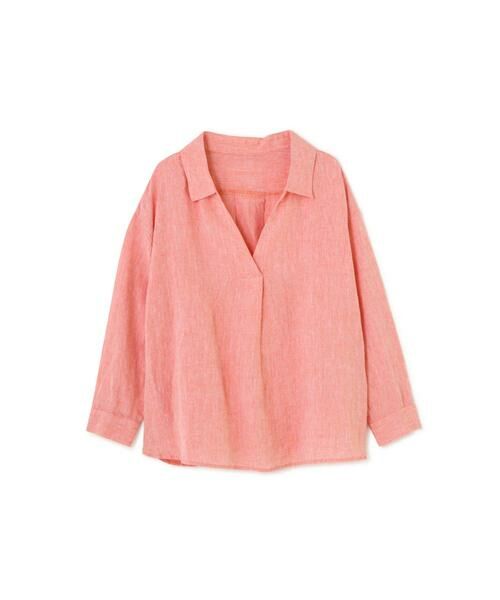 ＊＊N.Natural Beauty Basic / エヌ ナチュラルビューティーベーシック シャツ・ブラウス | 麻スキッパーシャツ | 詳細9