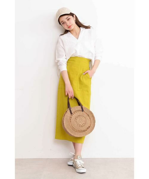 ＊＊N.Natural Beauty Basic / エヌ ナチュラルビューティーベーシック シャツ・ブラウス | 麻スキッパーシャツ | 詳細12