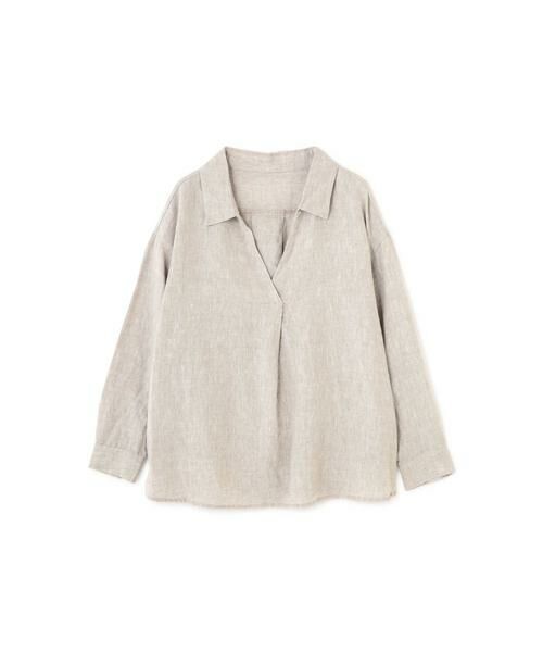 ＊＊N.Natural Beauty Basic / エヌ ナチュラルビューティーベーシック シャツ・ブラウス | 麻スキッパーシャツ | 詳細22