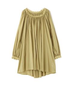 ボリュームギャザーチュニックブラウス