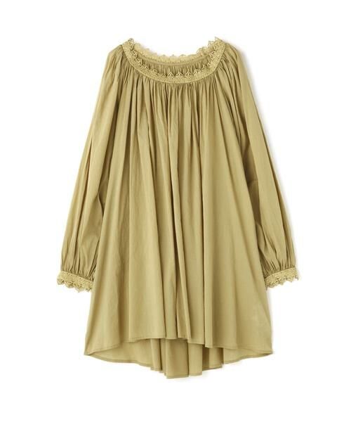 ＊＊N.Natural Beauty Basic / エヌ ナチュラルビューティーベーシック シャツ・ブラウス | ボリュームギャザーチュニックブラウス（ベージュ）