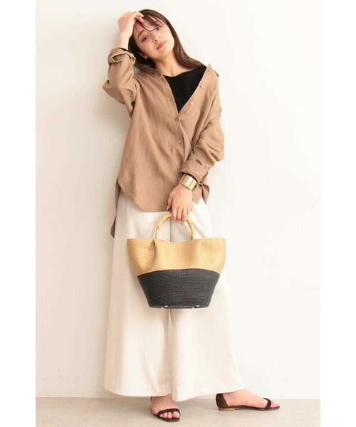 ＊＊N.Natural Beauty Basic / エヌ ナチュラルビューティーベーシック シャツ・ブラウス | 麻リラックスシャツ | 詳細14