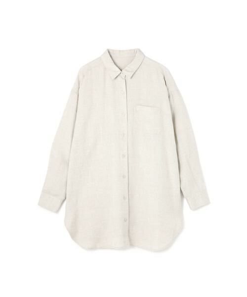 ＊＊N.Natural Beauty Basic / エヌ ナチュラルビューティーベーシック シャツ・ブラウス | 麻リラックスシャツ（ベージュ）