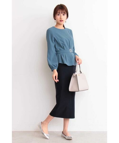 ＊＊N.Natural Beauty Basic / エヌ ナチュラルビューティーベーシック シャツ・ブラウス | ウエストタックペプラムブラウス | 詳細3