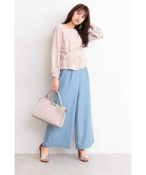 ＊＊N.Natural Beauty Basic / エヌ ナチュラルビューティーベーシック シャツ・ブラウス | ウエストタックペプラムブラウス | 詳細13