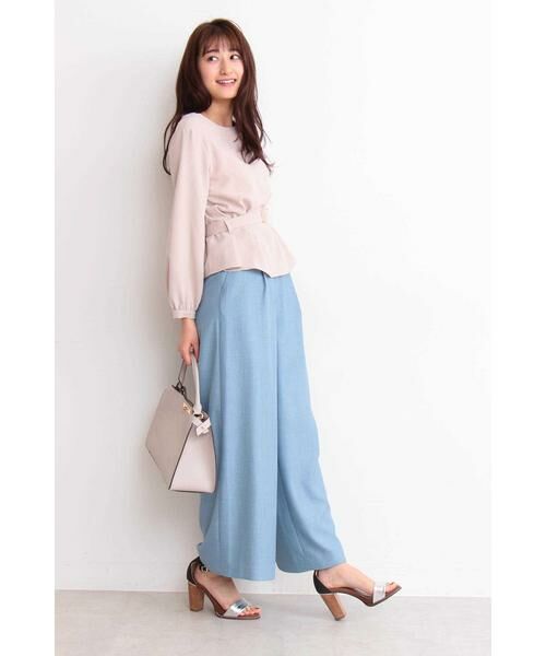 ＊＊N.Natural Beauty Basic / エヌ ナチュラルビューティーベーシック シャツ・ブラウス | ウエストタックペプラムブラウス | 詳細14