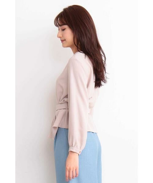 ＊＊N.Natural Beauty Basic / エヌ ナチュラルビューティーベーシック シャツ・ブラウス | ウエストタックペプラムブラウス | 詳細17