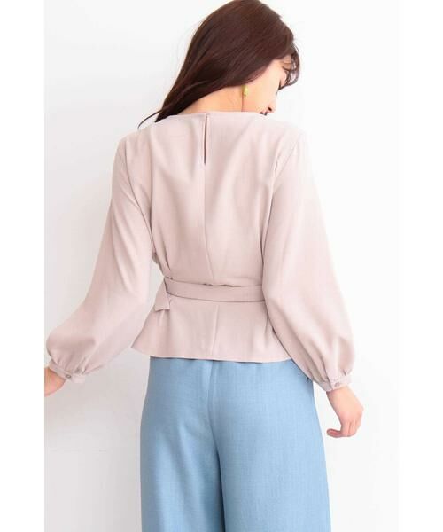 ＊＊N.Natural Beauty Basic / エヌ ナチュラルビューティーベーシック シャツ・ブラウス | ウエストタックペプラムブラウス | 詳細18