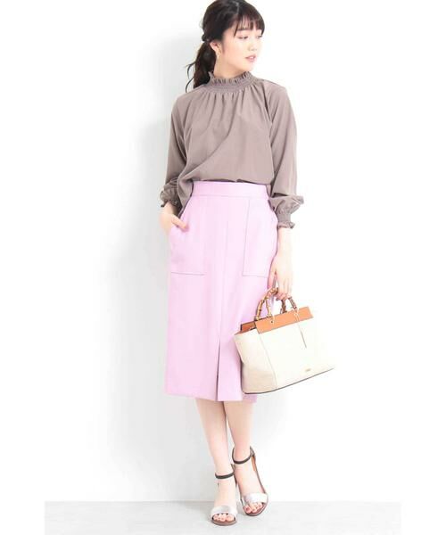 ＊＊N.Natural Beauty Basic / エヌ ナチュラルビューティーベーシック スカート | フロントスリットスカート | 詳細2