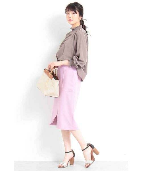 ＊＊N.Natural Beauty Basic / エヌ ナチュラルビューティーベーシック スカート | フロントスリットスカート | 詳細3