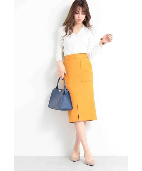 ＊＊N.Natural Beauty Basic / エヌ ナチュラルビューティーベーシック スカート | フロントスリットスカート | 詳細14