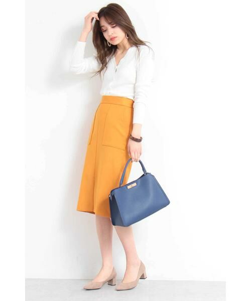 ＊＊N.Natural Beauty Basic / エヌ ナチュラルビューティーベーシック スカート | フロントスリットスカート | 詳細15