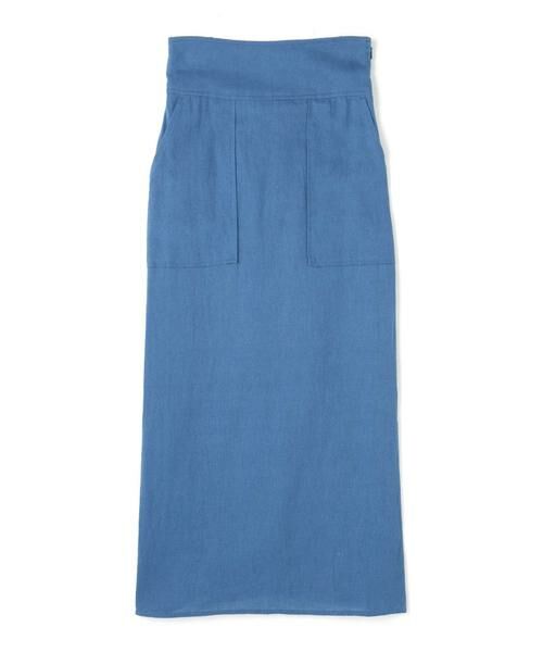 ＊＊N.Natural Beauty Basic / エヌ ナチュラルビューティーベーシック スカート | 麻タイトマキシスカート | 詳細1