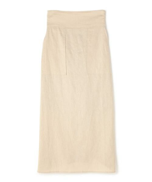 ＊＊N.Natural Beauty Basic / エヌ ナチュラルビューティーベーシック スカート | 麻タイトマキシスカート | 詳細28