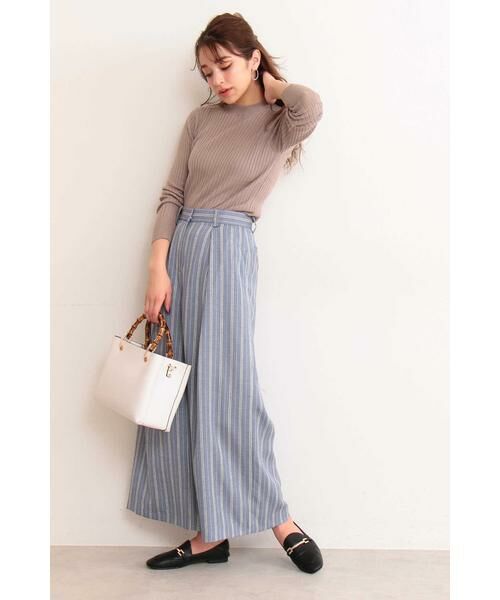 **N.Natural Beauty Basic / エヌ ナチュラルビューティーベーシック パンツ | リスタビュールワイドパンツ | 詳細3