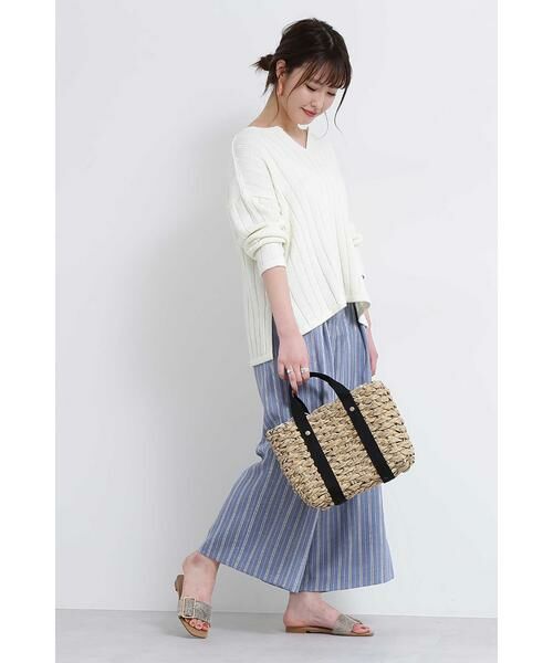 **N.Natural Beauty Basic / エヌ ナチュラルビューティーベーシック パンツ | リスタビュールワイドパンツ | 詳細5