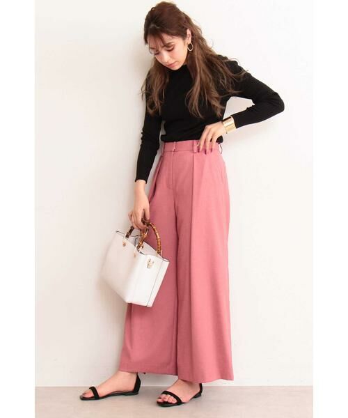 **N.Natural Beauty Basic / エヌ ナチュラルビューティーベーシック パンツ | リスタビュールワイドパンツ | 詳細13