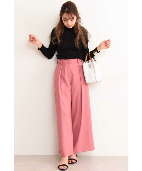 **N.Natural Beauty Basic / エヌ ナチュラルビューティーベーシック パンツ | リスタビュールワイドパンツ | 詳細14