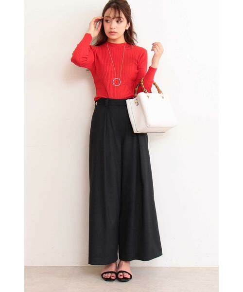 **N.Natural Beauty Basic / エヌ ナチュラルビューティーベーシック パンツ | リスタビュールワイドパンツ | 詳細19