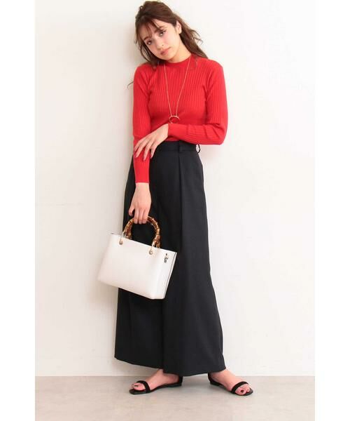 **N.Natural Beauty Basic / エヌ ナチュラルビューティーベーシック パンツ | リスタビュールワイドパンツ | 詳細20