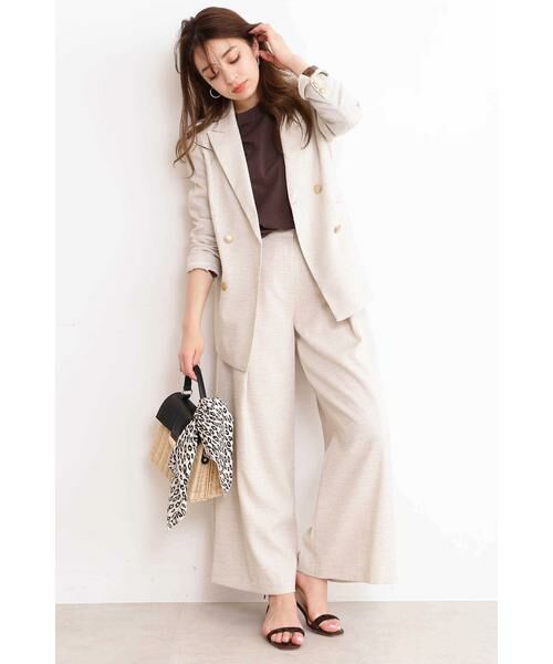 **N.Natural Beauty Basic / エヌ ナチュラルビューティーベーシック パンツ | リスタビュールワイドパンツ | 詳細24