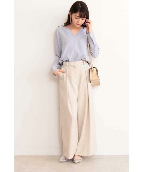 **N.Natural Beauty Basic / エヌ ナチュラルビューティーベーシック パンツ | リスタビュールワイドパンツ | 詳細26