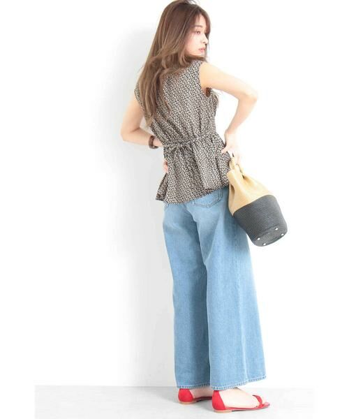 ＊＊N.Natural Beauty Basic / エヌ ナチュラルビューティーベーシック パンツ | パラツォデニム | 詳細3