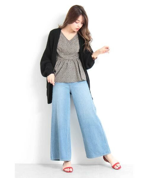 ＊＊N.Natural Beauty Basic / エヌ ナチュラルビューティーベーシック パンツ | パラツォデニム | 詳細4