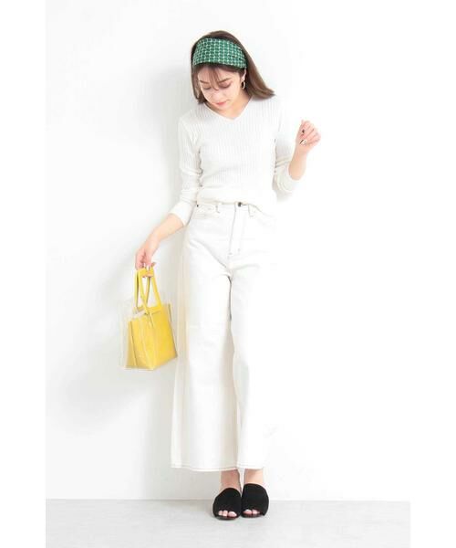 ＊＊N.Natural Beauty Basic / エヌ ナチュラルビューティーベーシック パンツ | パラツォデニム | 詳細21