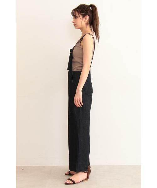 ＊＊N.Natural Beauty Basic / エヌ ナチュラルビューティーベーシック ワンピース | フロントファスナーデニムサロペット | 詳細8