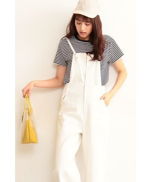 ＊＊N.Natural Beauty Basic / エヌ ナチュラルビューティーベーシック ワンピース | フロントファスナーデニムサロペット | 詳細15