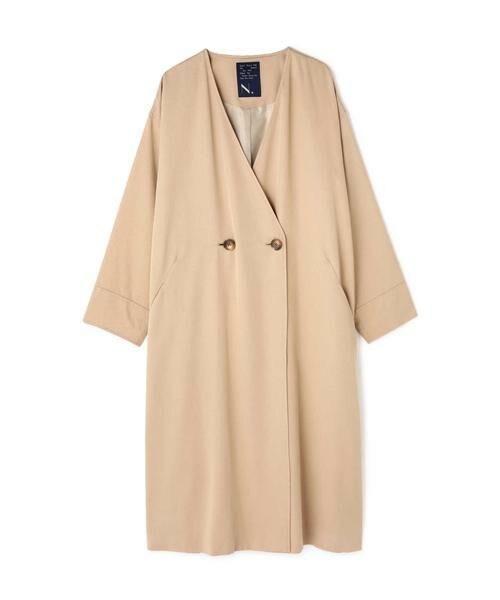 セール】 ノーカラーテンセルコート （アウター）｜＊＊N.Natural