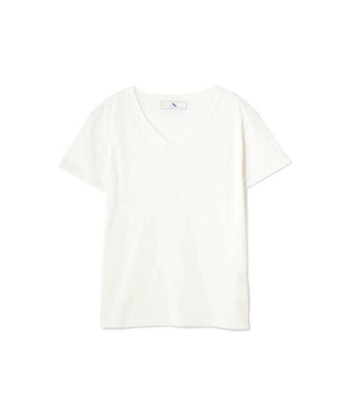 ＊＊N.Natural Beauty Basic / エヌ ナチュラルビューティーベーシック カットソー | ベーシックTシャツ Vネック | 詳細1