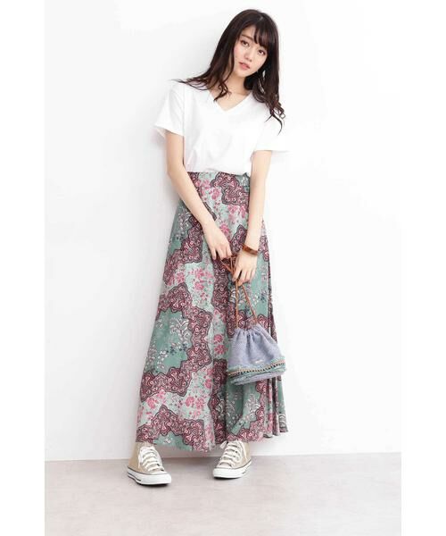 ＊＊N.Natural Beauty Basic / エヌ ナチュラルビューティーベーシック カットソー | ベーシックTシャツ Vネック | 詳細2