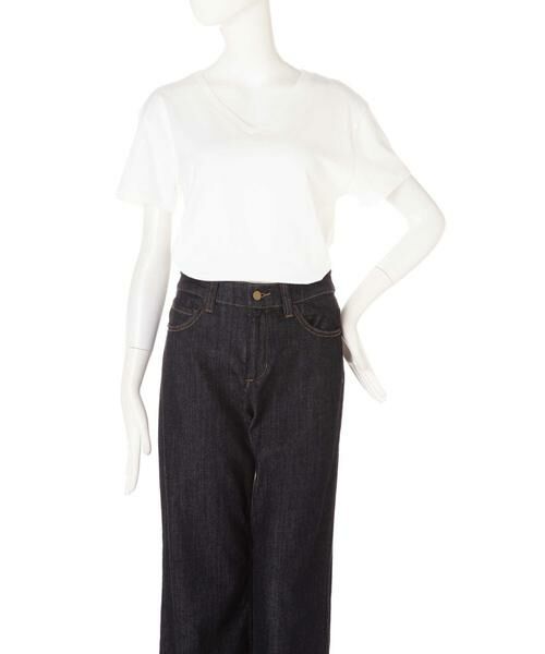 ＊＊N.Natural Beauty Basic / エヌ ナチュラルビューティーベーシック カットソー | ベーシックTシャツ Vネック | 詳細4