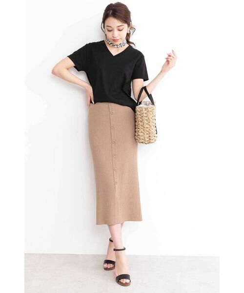 ＊＊N.Natural Beauty Basic / エヌ ナチュラルビューティーベーシック カットソー | ベーシックTシャツ Vネック | 詳細11