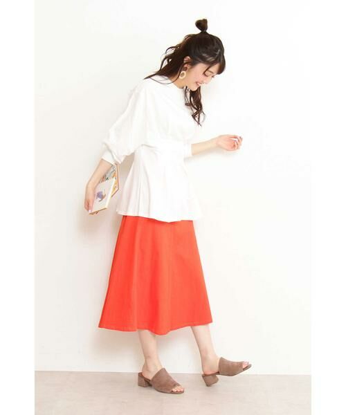 ＊＊N.Natural Beauty Basic / エヌ ナチュラルビューティーベーシック カットソー | ペプラムカットソー | 詳細3