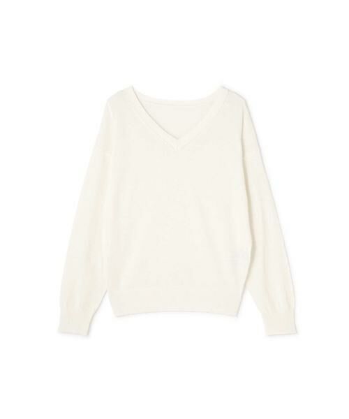 ＊＊N.Natural Beauty Basic / エヌ ナチュラルビューティーベーシック ニット・セーター | コットンアサVネックニット | 詳細1