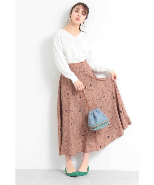 ＊＊N.Natural Beauty Basic / エヌ ナチュラルビューティーベーシック ニット・セーター | コットンアサVネックニット | 詳細3