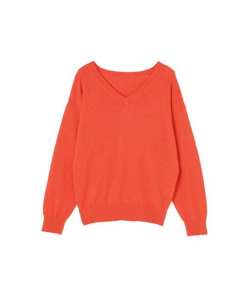 ＊＊N.Natural Beauty Basic / エヌ ナチュラルビューティーベーシック ニット・セーター | コットンアサVネックニット | 詳細5