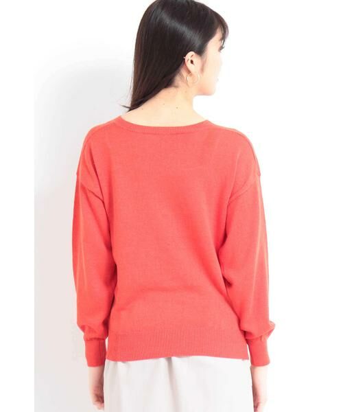 ＊＊N.Natural Beauty Basic / エヌ ナチュラルビューティーベーシック ニット・セーター | コットンアサVネックニット | 詳細11