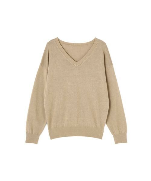 ＊＊N.Natural Beauty Basic / エヌ ナチュラルビューティーベーシック ニット・セーター | コットンアサVネックニット | 詳細13