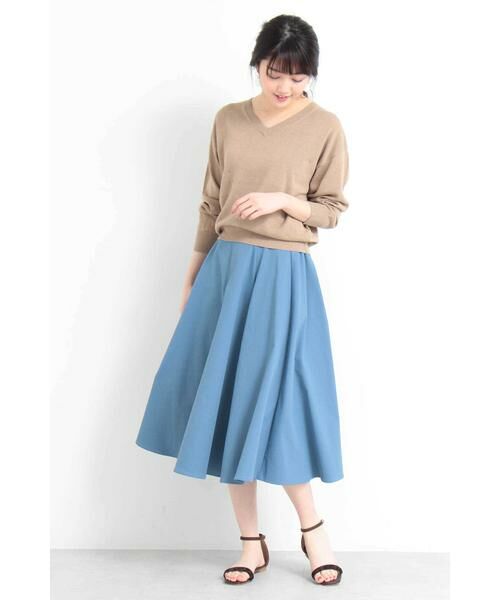 ＊＊N.Natural Beauty Basic / エヌ ナチュラルビューティーベーシック ニット・セーター | コットンアサVネックニット | 詳細14